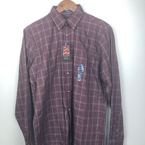 🌼 Arrow Long Sleeve Button Up Shirt Mens Small